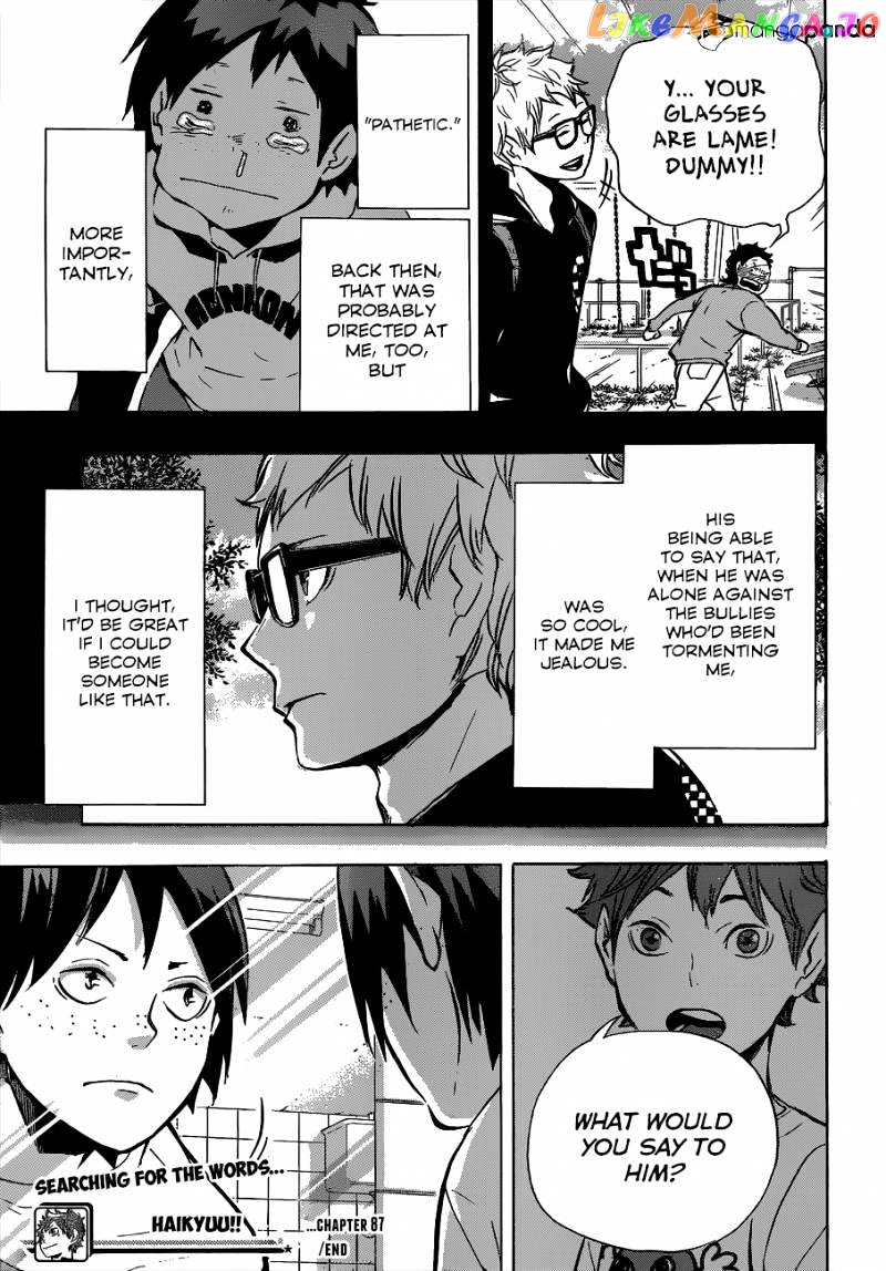 Haikyuu!!, Chapter 87 image 19